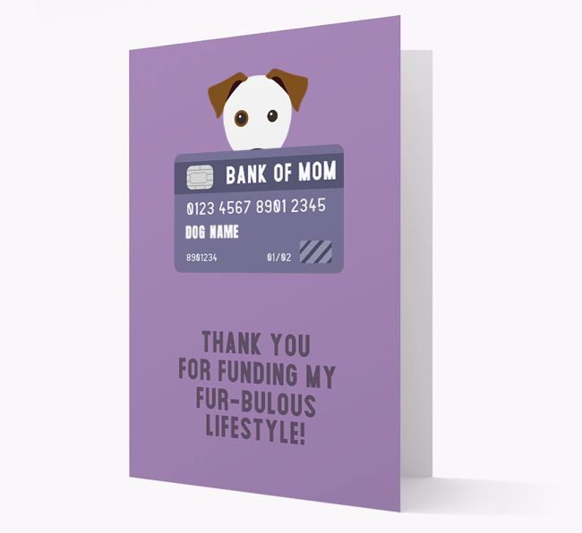 'Bank of Mom' - Personalised {breedFullName} Card